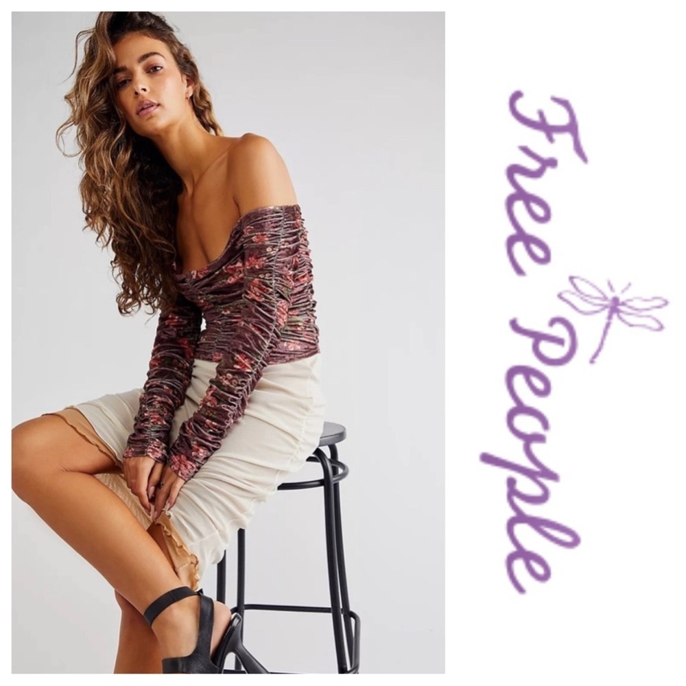 NWOT Free People Reina Top